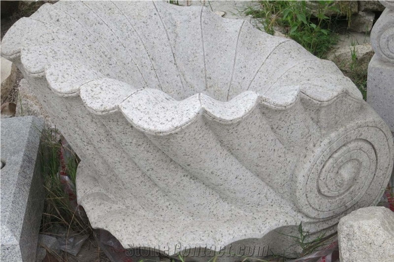 China Beige Granite Flower Pots,Planter Pots,Flower Vases