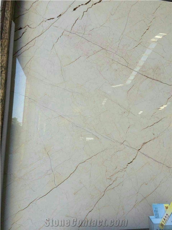 Cream Lunar Marble Slabs,15mm thickness ,  