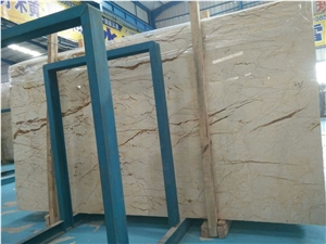 Cream Lunar Marble Slabs,15mm thickness ,  