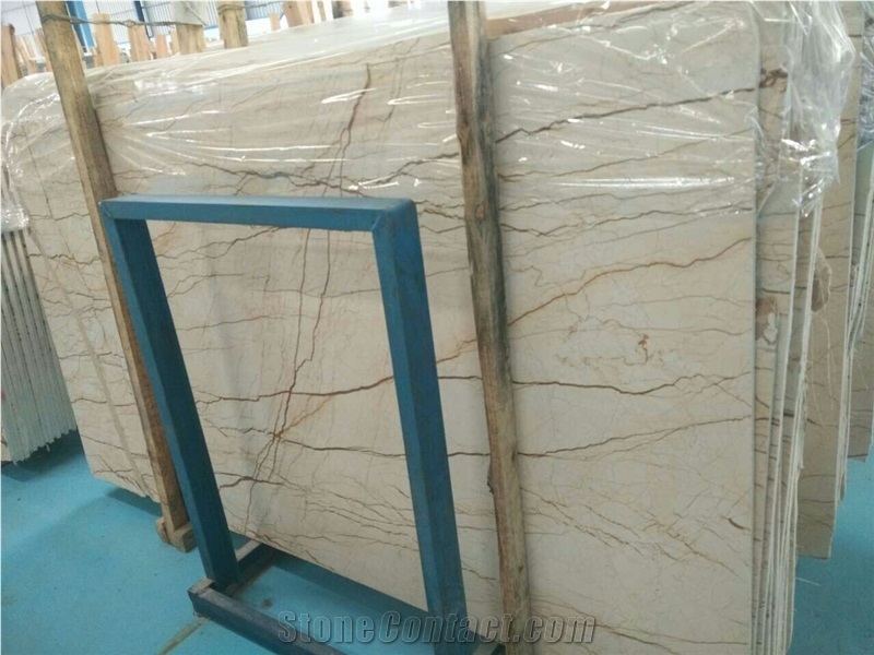 Cream Lunar Marble Slabs,15mm thickness ,  