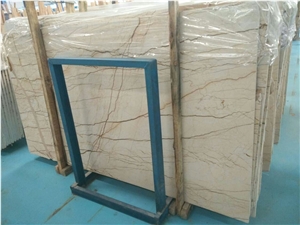 Cream Lunar Marble Slabs,15mm thickness ,  