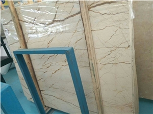 Cream Lunar Marble Slabs,15mm thickness ,  