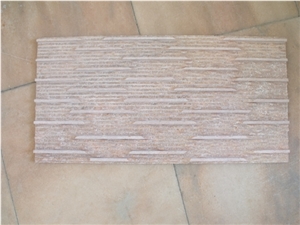 Feature Wall White/Black/Pink Culture Stone, Marble Machine-Cut Face + Handwork Rock,Mulicolor Marble Tile