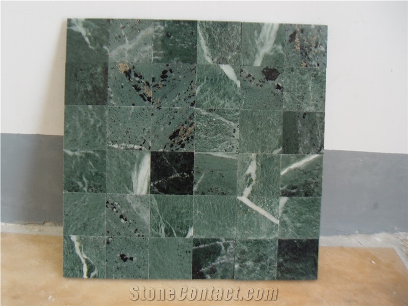 Green & White Mosaic,Multicolor Mosaic Split Face,Green Marble Mosaic Tumbled Face,Mosaic Tile