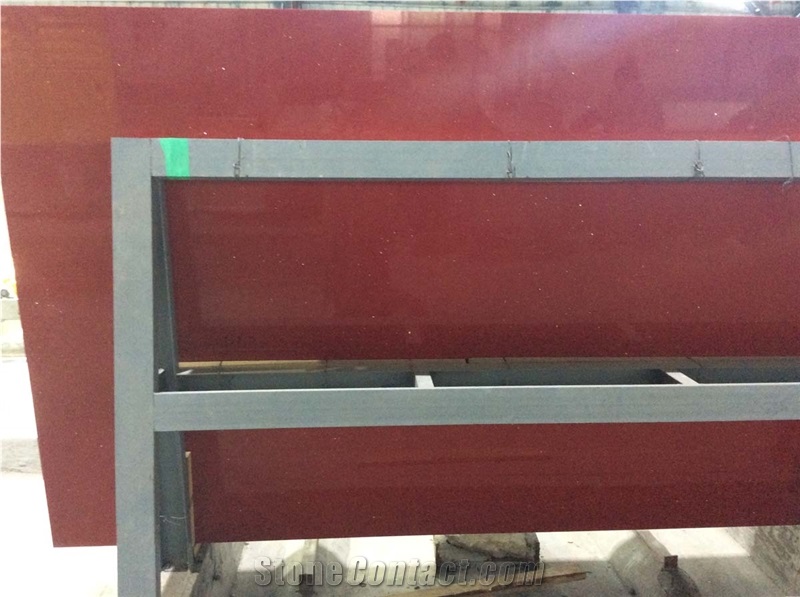 Red Quartz Stone,Quartz Slabs and Tiles
