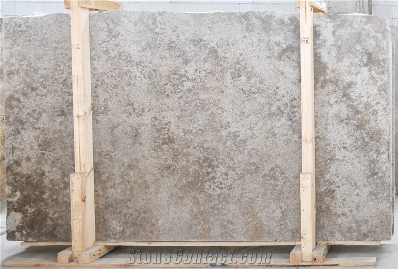 Camila Travertine Tiles & Slabs, Grey Travertine Peru Wall Tiles, Floor Tiles