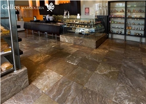 Crater Fantasy Travertine Peru Tiles & Slabs, Brown Travertine Flooring and Walling Tiles Polished Crater Fantasy Travertine Peru Tiles & Slabs, Brown Travertine Flooring and Walling Tiles Polished