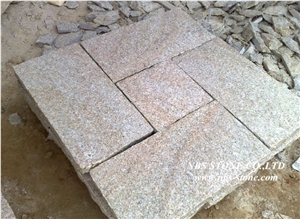 682 Flamed Granite Paver Tiles Use for Outdoor,G682 Granite Cube Stone & Paver