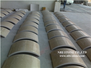 Beige Marble Columns