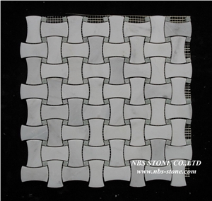 Chinese Popular Polished Marble Mosaic Pattern/305*305mm/Customized Size/ Best Quality/Wall Covering/Interior Decoration for Kitchen & Bathroom Background