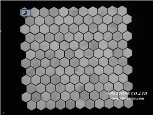 Convex Glass Mix Natural Stone Mosaic for Bathroom /Kitchen Wall,Cheap Wall Tile Natural Stone Mosaic for Bathroom
