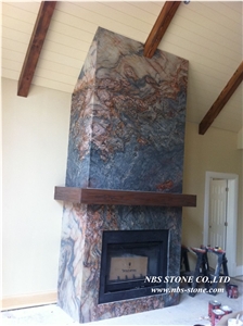 European Popular Style Granite Fireplace1