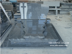 European Popular Style Granite Tombstone Sculptured Statue,Hand Carving for Outdoor & Garden