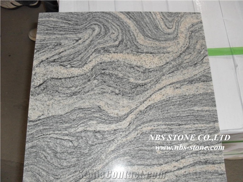 G4261,Polished China Juparana Natural Granite Slab,Multicolour Grain Granite Slab