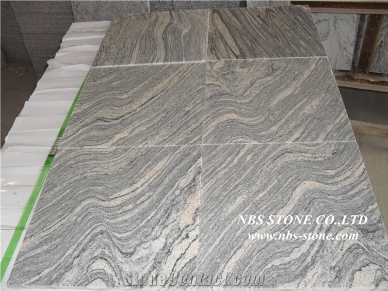G4261,Polished China Juparana Natural Granite Slab,Multicolour Grain Granite Slab