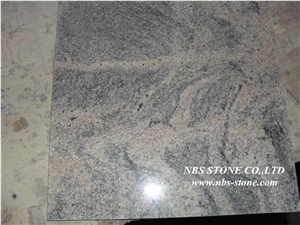 G4261,Polished China Juparana Natural Granite Slab,Multicolour Grain Granite Slab