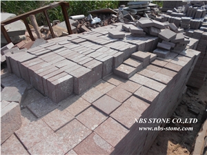 G699 Granite Da Yang Red Granite& Fujian Putian Red Cube Stone & Pavers