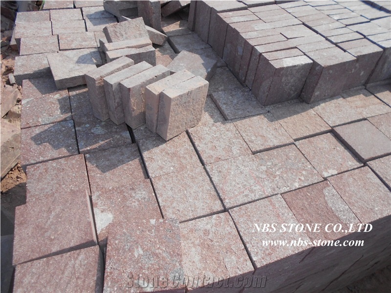G699 Granite Da Yang Red Granite& Fujian Putian Red Cube Stone & Pavers
