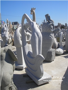 Granite Sculpture,Animal Sculptures,Statues,Lion Statues,Garden Sculpture