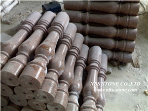 Maple-Leaf Red Balustrade,Maple Leaf Red Granite Balustrade