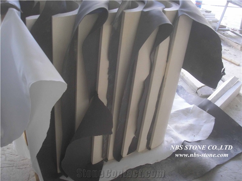 Moca Creme Limestone Column &Portugal Beige Column