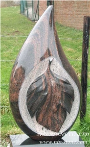 Multicolor Red Granite Tombstones