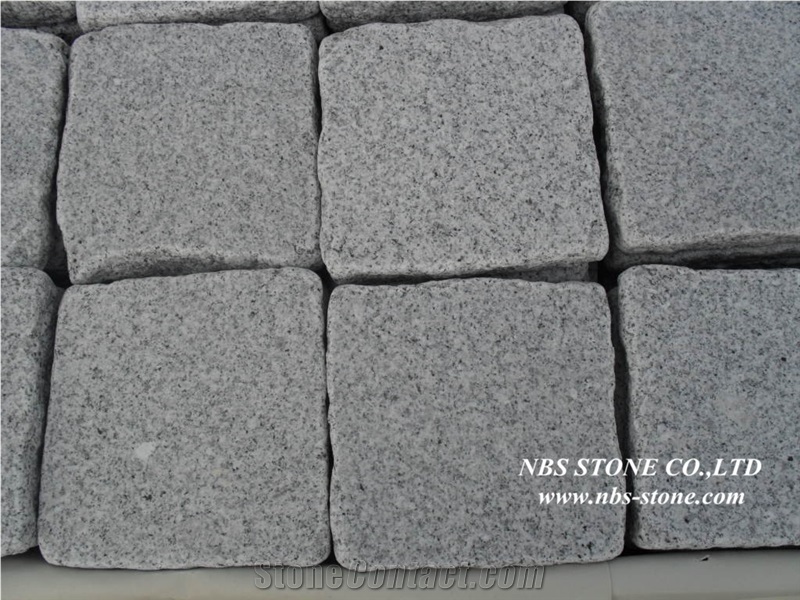 Natural Split Zhangpu Black Granite Paving Stone,Cobble Stone(Good Price)