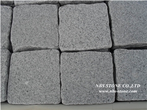 Natural Split Zhangpu Black Granite Paving Stone,Cobble Stone(Good Price)