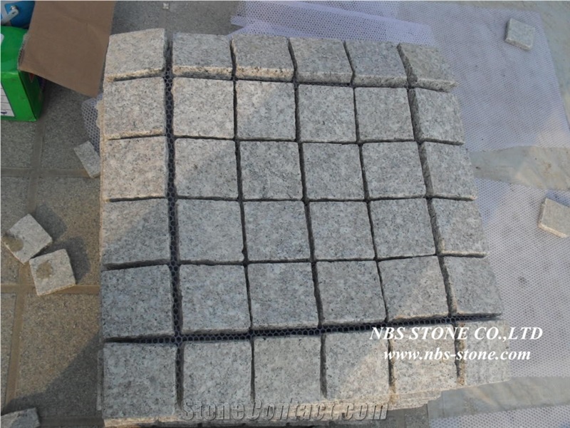 Natural Split Zhangpu Black Granite Paving Stone,Cobble Stone(Good Price)