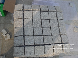 Natural Split Zhangpu Black Granite Paving Stone,Cobble Stone(Good Price)