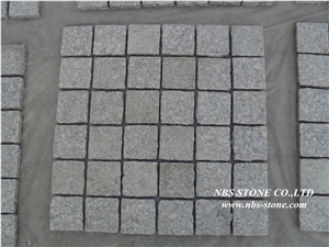 Natural Split Zhangpu Black Granite Paving Stone,Cobble Stone(Good Price)