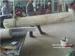 Roman Columns & Pillars,Yellow Round Columns&Column Yellow Marble Roman Columns