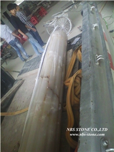 Roman Columns & Pillars,Yellow Round Columns&Column Yellow Marble Roman Columns