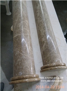 Roman Columns & Pillars,Yellow Round Columns&Column Yellow Marble Roman Columns