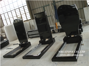 Russia Popular Style Granite Tombstone Sculptured Statue,Hand Carving for Outdoor & Garden