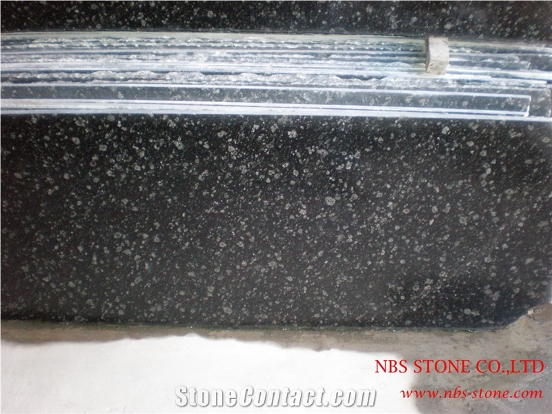 Starry Black Granite Tile for Wall and Flooring, China Black Granite