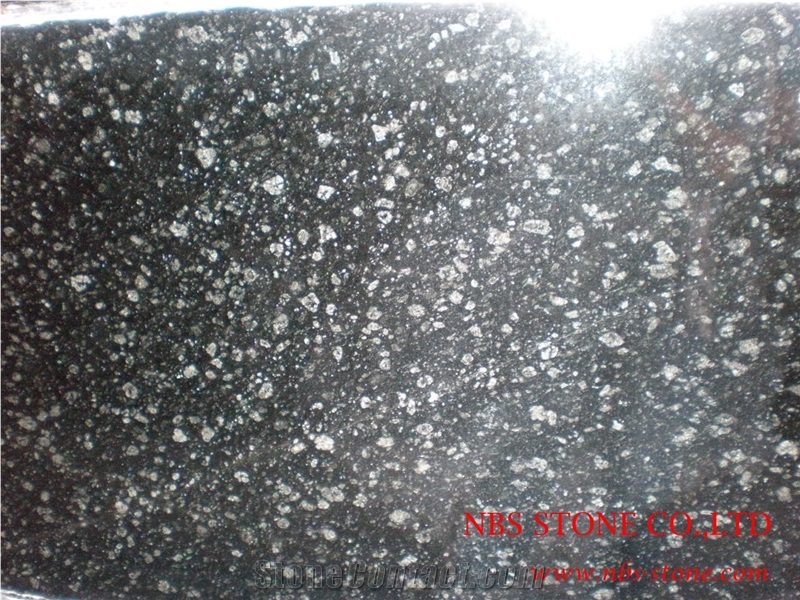 Starry Black Granite Tile for Wall and Flooring, China Black Granite