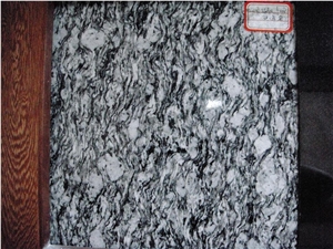 China Spray White Granite,Polished Sea Wave Granite Slabs & Tiles,China White Granite