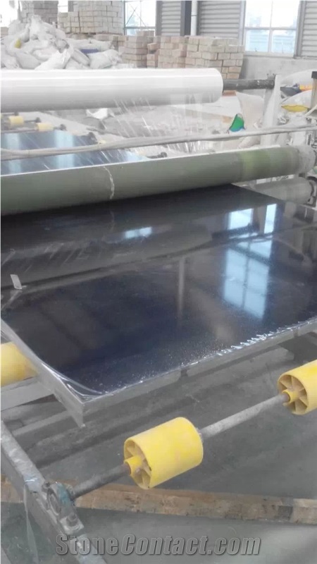 New Product/Chinese New Pure Black Quartz Slabs & Tiles/Wall Cladding/Cut-To-Size