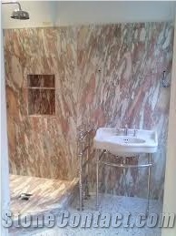 Norwegian Rose Marble Bathroom Deaign,Bathroom Wall Tiles,Norway Red Marble Bathroom Decorating