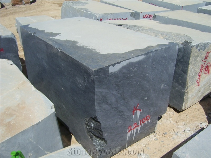 King Blue Stone Grey Marble Block