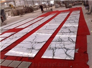 China Arabescato Marble Polished Tiles/White Marble Slabs & Tiles with Veins/Vein Marble/Marble Tiles/White Marble/Green Marble