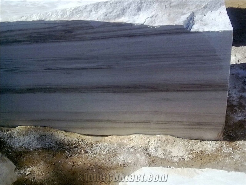Calacatta Marble - Veincut, Gangsaw Block Photos, White Marble Blocks