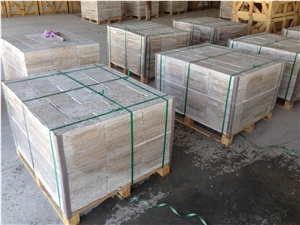 Light Classic Travertine, Paver - 6x12" (150x305x30 Mm) Stockyard View - Volume 9