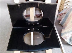 Granite Coutertop ,Granite Vanity Top, Charcoal Black Granite Bath Tops,Bathroom Countertop, Kitchen&Bathroom Decration