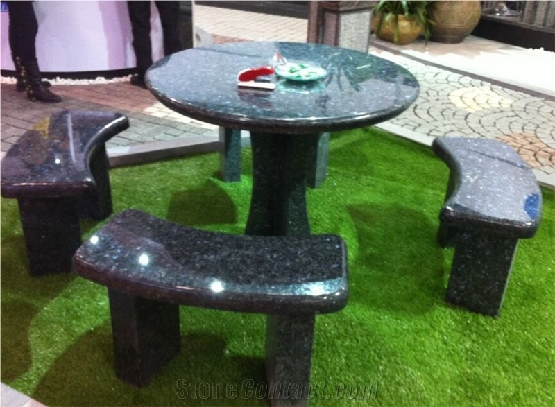 Stone Table and Chair,Garden Bench Sets,Outdoor Chairs,Polished Granite Table Sets,Table and Benches