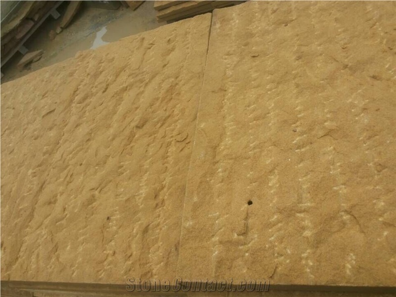 Yellow Sandstone,Sandstone Mushroom Stone,China Yellow Sandstone Wall Cladding