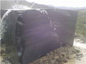 Pakistan Black Granite Big Blocks, Absolute Black Granite Blocks, More Black Than Shanxi Black Granite,It Can Cut Gangsaw Slabs and Long Slabs, Special Price 1,100usd/M³ Fob Karachi,Direct Sale