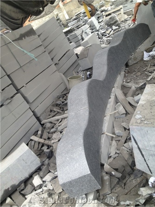 Road Stone Chinese Basalt G684 Black Basalt Kerbstone Curbstone