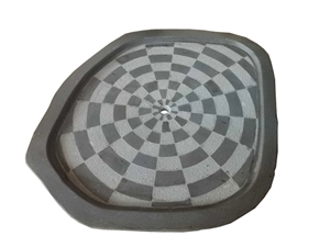 Shower Tray Propeller River Stone, Grey Basalt Shower Tray Indonesia